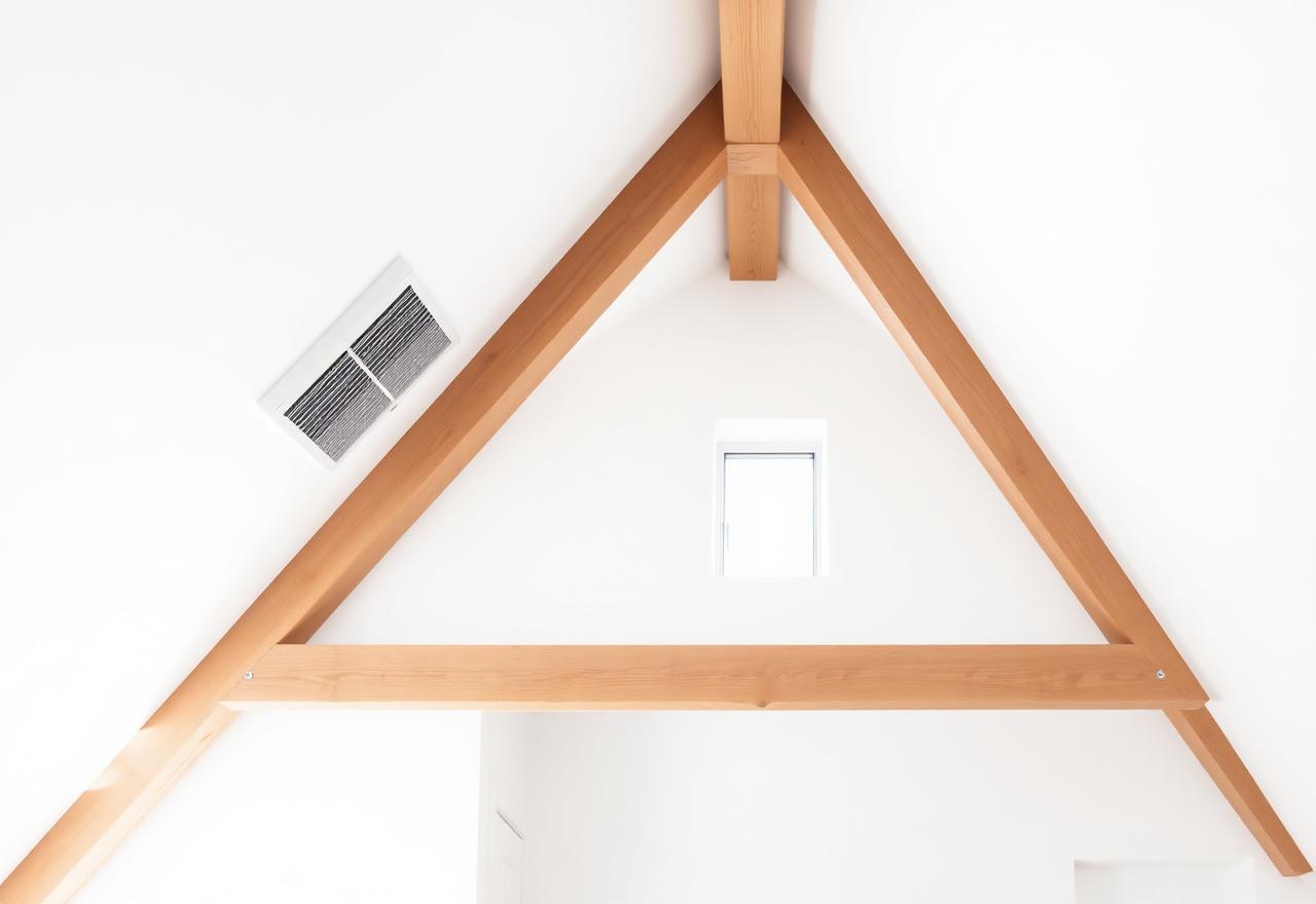 Ventilation och OVK på inredd vind
